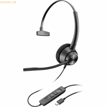 Hewlett Packard Poly Headset EncorePro 310 monaural USB-C von Hewlett Packard