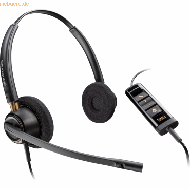 Hewlett Packard Poly Headset EncorePro 525 binaural USB-A & USB-C Hewlett Packard Poly Headset EncorePro 525 binaural USB-A & USB-C von Hewlett Packard