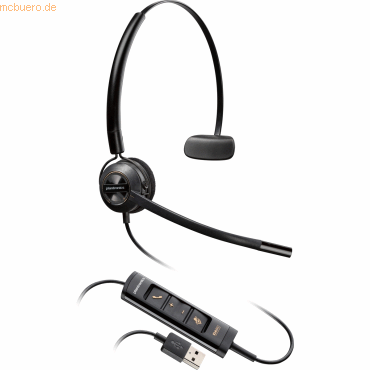 Hewlett Packard Poly Headset EncorePro 545 konvertibel USB-A & USB-C von Hewlett Packard