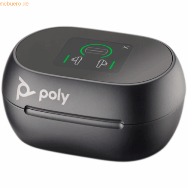 Hewlett Packard Poly Touchscreen Lade Etui schwarz Voyager Free 60+ UC von Hewlett Packard