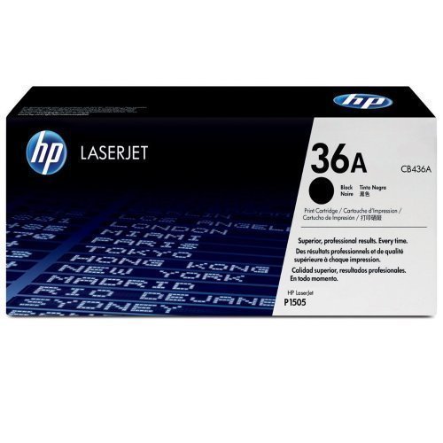 Original Toner für HP CB436A 36A HP Laserjet M1120MFP M1120NMFP M1522NMFP M1522NFMFP P1505 P1505N (ca. 2.000 Seiten) Black von Hewlett-Packard