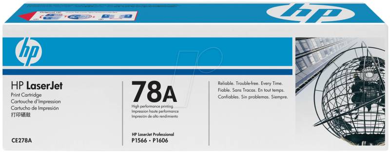 TONER CE278A - HP-Toner, schwarz, 78A, original von Hewlett Packard