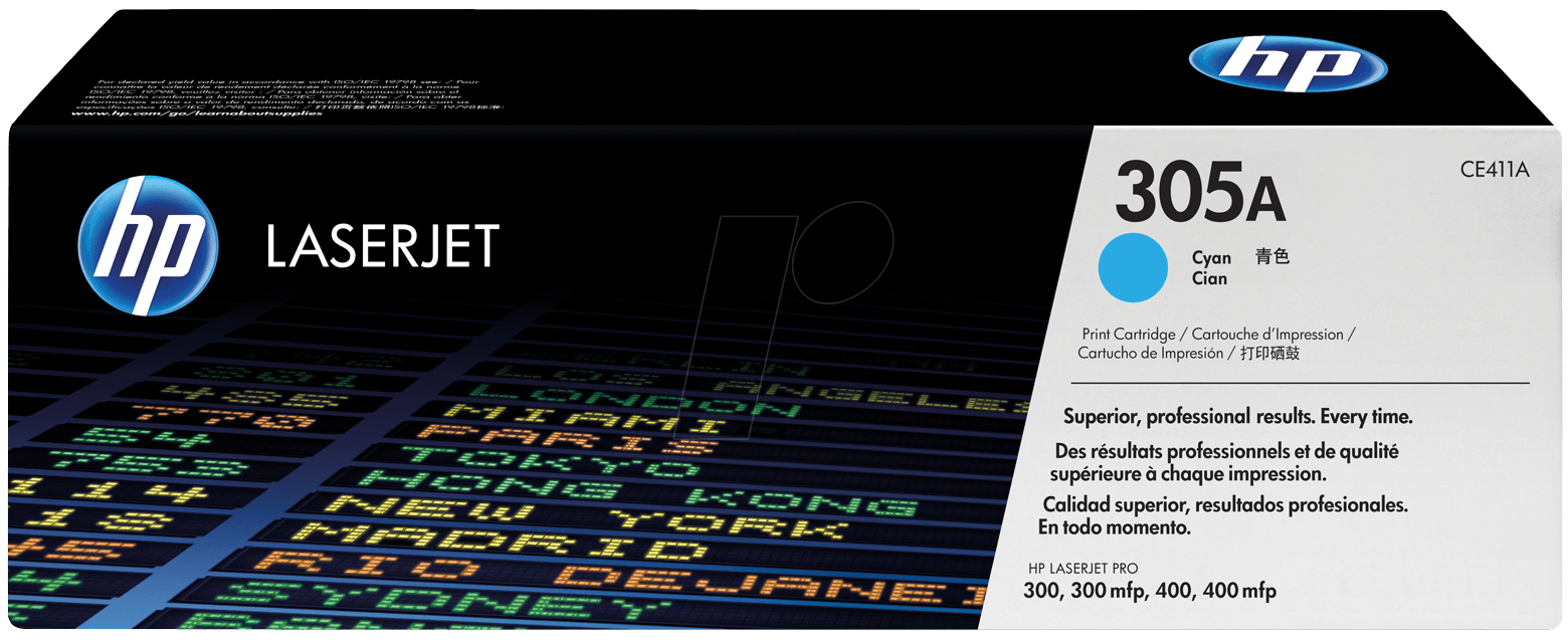 TONER CE411A - HP-Toner, cyan, 305A, original TONER CE411A - HP-Toner, cyan, 305A, original von Hewlett Packard