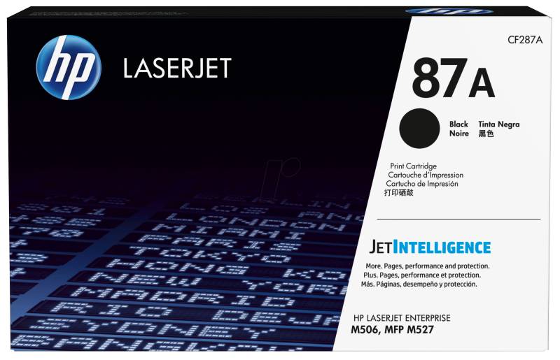 TONER CF287A - HP-Toner, schwarz, 87A, original von Hewlett Packard