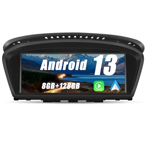 Hexinex Android Autoradio 8GB+128GB für BMW E60 E61 E63 E64 (2003-2010) E90 E91 E92 E93(2005-2008) mit CCC System 8,8 Zoll Touchscreen mit Android Auto Carplay Bluetooth von Hexinex