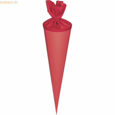 5 x Heyda Schultüte Filzverschluss Rohling 19x70cm rot 5 x Heyda Schultüte Filzverschluss Rohling 19x70cm rot von Heyda