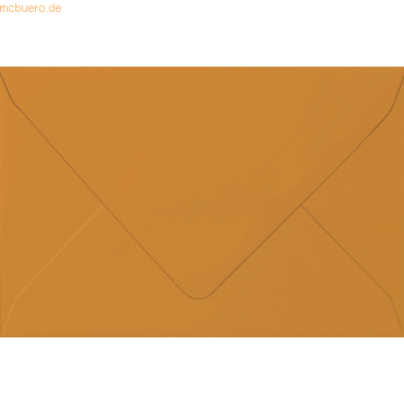 50 x Heyda Briefumschlag B6 105g/qm nassklebend orange von Heyda
