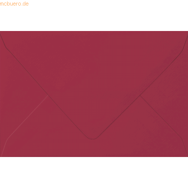50 x Heyda Briefumschlag B6 105g/qm nassklebend rot von Heyda
