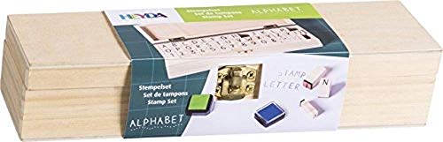 Heyda 204888681 Stempelset Alphabet+ Zahlen und Sonderzeichen (46 Stempel) von Heyda