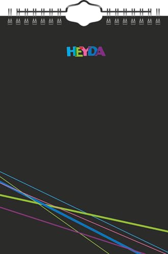 Heyda Bastel- und Fotokalender immerwährend | A5, schwarz von Heyda