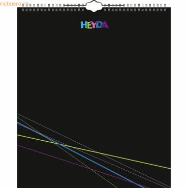 Heyda Kreativkalender 29,7x35 schwarz von Heyda