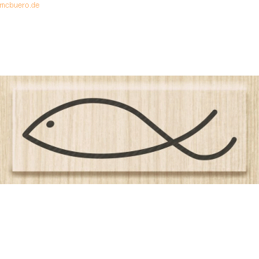 Heyda Motivstempel 'Fisch modern' 5x1,5cm von Heyda