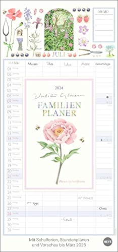 Judith Glover Familienplaner 2024. Familienkalender mit 5 Spalten. Liebevoll illustrierter Familien-Wandkalender mit Schulferien. Hübscher Wandplaner 2024. Judith Glover Familienplaner 2024. Familienkalender mit 5 Spalten. Liebevoll illustrierter Familien-Wandkalender mit Schulferien. Hübscher Wandplaner 2024. von Heye