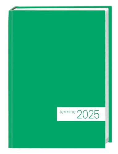 Kalenderbuch Grün 2025: times&more Kalenderbuch. Bunter Terminkalender mit flexiblem Umschlag. Handlicher Wochenplaner mit Punkten. Taschenkalender zum Planen von Terminen. (times&more Kalender Heye) von Heye