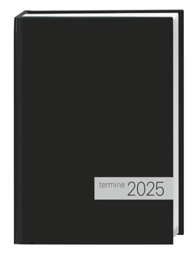 Kalenderbuch schwarz 2025: times&more Kalenderbuch 2025. Schwarzer Terminkalender mit flexiblem Umschlag. Handlicher Wochenplaner. Taschenkalender ... von Terminen. (times&more Kalender Heye) von Heye