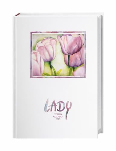 Lady Terminkalender A6 2025: Liebevoll gestalteter Taschenkalender mit Zitaten und kleinen Illustrationen. Praktischer Buchkalender A6 2025 mit viel Raum für Notizen. (Kalenderbücher Heye) von Heye