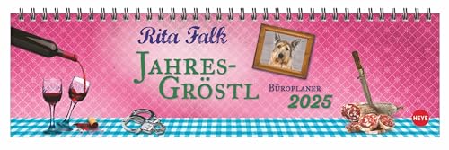 Rita Falk Wochenquerplaner 2025: Der Tischkalender fürs Büro komplett mit Eberhofer-Charme. Jede Woche ein neues Zitat aus den Eberhofer-Krimis in ... für den Schreibtisch! (Tisch-Querplaner Heye) von Heye