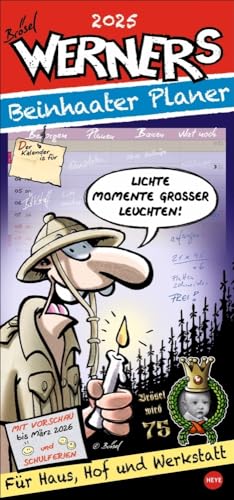 Werner Werkstattplaner 2025: Praktischer Wandkalender mit frei einteilbaren Spalten. Humorvoller Terminkalender mit kultigen Werner-Cartoons. Werner Werkstattplaner 2025: Praktischer Wandkalender mit frei einteilbaren Spalten. Humorvoller Terminkalender mit kultigen Werner-Cartoons. von Heye