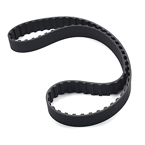 Heyiarbeit 285 L industrieller Zahnriemen 724 mm x 20 mm (L x B), Gummi, geschlossene Schlaufe, Zahnriemenscheibe, Synchron-Rad, 9,525 mm Teilung, Schwarz, 1 Stück von Heyiarbeit