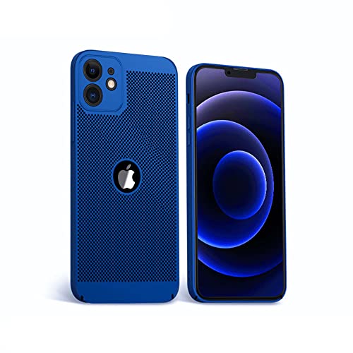 Slim Fit iPhone 12 Mini atmungsaktive Hülle, ultradünn [Skin Touch Feel][Heat Dispipating] AntiFingerabdruckRutschVerblassen Schutzhülle Kühlende PC Rückabdeckung Hülle für iPhone 12 Mini 5,4 Zoll von Heyqie