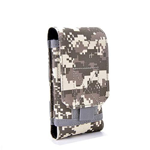 Tactical MOLLE Smartphone Holster, Universal Army Mobile Phone Belt Pouch EDC Security Pack Carry Accessory Kit Blowout Pouch Belt Loops Waist Bag Case For iPhone SE 5S Samsung Galaxy S4 mini von Heyqie