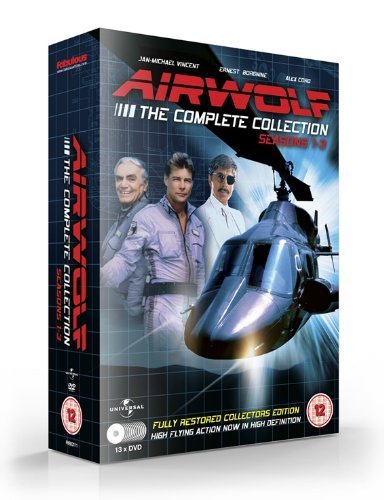 Airwolf TV Series DVD Complete Collection [13 Discs] Box Set: Season 1,2,3 - (All 55 Episodes) by Jan-Michael Vincent von Heywood