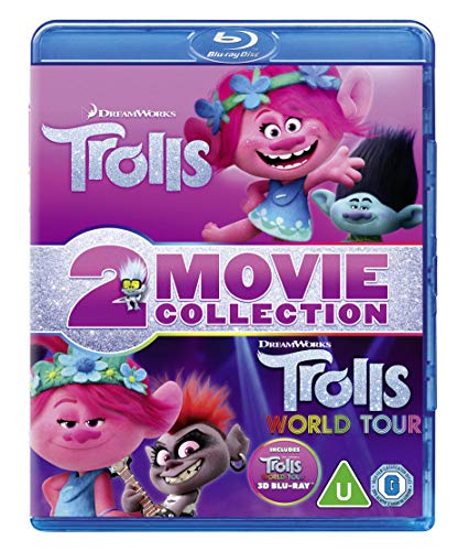 Trolls & Trolls World Tour Double Pack (2D +3D Blu-ray) [2020] [Region Free] von Heywood