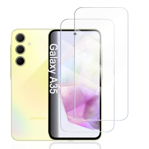Hhfcryst Panzer Schutz Glas für Samsung Galaxy A35, 2 Stücke Schutzfolie Panzerfolie, 9H Härte Panzer Folie, HD Klar, Anti- Kratzer, Bläschenfrei Folie,langlebig Hhfcryst Panzer Schutz Glas für Samsung Galaxy A35, 2 Stücke Schutzfolie Panzerfolie, 9H Härte Panzer Folie, HD Klar, Anti- Kratzer, Bläschenfrei Folie,langlebig von Hhfcryst