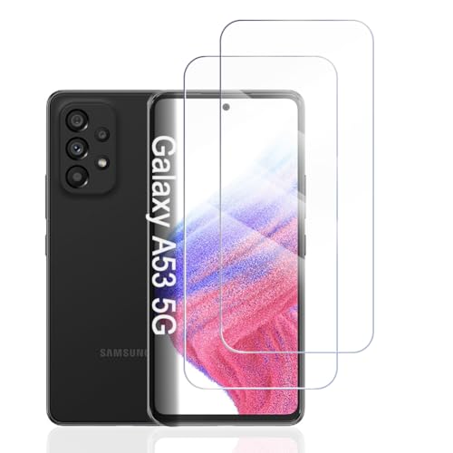 Hhfcryst Panzer Schutz Glas für Samsung Galaxy A53 5G, 2 Stücke Schutzfolie Panzerfolie, 9H Härte Panzer Folie, HD Klar, Anti- Kratzer, Bläschenfrei Folie,langlebig Hhfcryst Panzer Schutz Glas für Samsung Galaxy A53 5G, 2 Stücke Schutzfolie Panzerfolie, 9H Härte Panzer Folie, HD Klar, Anti- Kratzer, Bläschenfrei Folie,langlebig von Hhfcryst