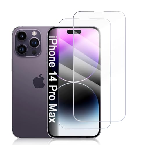 Hhfcryst Panzer Schutz Glas für iPhone 14 Pro Max, 2 Stücke Schutzfolie Panzerfolie, 9H Härte Panzer Folie, HD Klar, Anti- Kratzer, Bläschenfrei Folie,langlebig Hhfcryst Panzer Schutz Glas für iPhone 14 Pro Max, 2 Stücke Schutzfolie Panzerfolie, 9H Härte Panzer Folie, HD Klar, Anti- Kratzer, Bläschenfrei Folie,langlebig von Hhfcryst