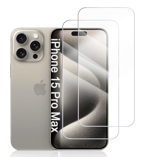 Hhfcryst Panzer Schutz Glas für iPhone 15 Pro Max, 2 Stücke Schutzfolie Panzerfolie, 9H Härte Panzer Folie, HD Klar, Anti- Kratzer, Bläschenfrei Folie,langlebig Hhfcryst Panzer Schutz Glas für iPhone 15 Pro Max, 2 Stücke Schutzfolie Panzerfolie, 9H Härte Panzer Folie, HD Klar, Anti- Kratzer, Bläschenfrei Folie,langlebig von Hhfcryst