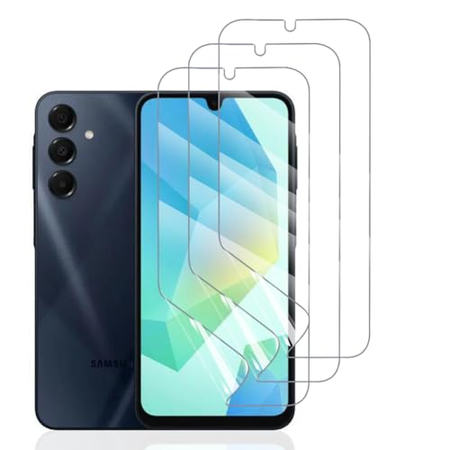 Hhfcryst Hydrogel Folie für Samsung Galaxy A36/A56, 3 Stück TPU Displayschutzfolie HD Transparent Weich Schutzfolie (Nicht Gehärtetes Glas) von Hhfcryst