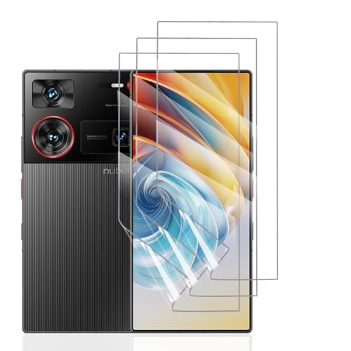 Hhfcryst Hydrogel Folie für ZTE nubia Z60 Ultra, 3 Stück TPU Displayschutzfolie HD Transparent Weich Schutzfolie (Nicht Gehärtetes Glas) von Hhfcryst