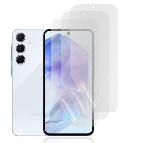 Hhfcryst Hydrogel Matt Displayschutzfolie für Samsung Galaxy A36/A56, 3 Stück Anti-Kratzer Entspiegelte TPU Schutzfolie, Anti-Fingerabdruck Hochempfindliche Hydrogel Folie Hhfcryst Hydrogel Matt Displayschutzfolie für Samsung Galaxy A36/A56, 3 Stück Anti-Kratzer Entspiegelte TPU Schutzfolie, Anti-Fingerabdruck Hochempfindliche Hydrogel Folie von Hhfcryst