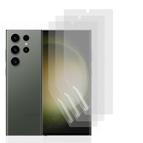Hhfcryst Hydrogel Matt Displayschutzfolie für Samsung Galaxy S23 Ultra, 3 Stück Anti-Kratzer Entspiegelte TPU Schutzfolie, Anti-Fingerabdruck Hochempfindliche Hydrogel Folie Hhfcryst Hydrogel Matt Displayschutzfolie für Samsung Galaxy S23 Ultra, 3 Stück Anti-Kratzer Entspiegelte TPU Schutzfolie, Anti-Fingerabdruck Hochempfindliche Hydrogel Folie von Hhfcryst