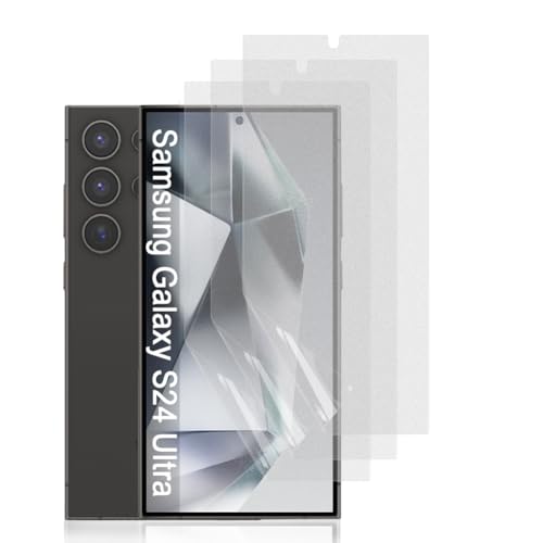 Hhfcryst Hydrogel Matt Displayschutzfolie für Samsung Galaxy S24 Ultra, 3 Stück Anti-Kratzer Entspiegelte TPU Schutzfolie, Anti-Fingerabdruck Hochempfindliche Hydrogel Folie Hhfcryst Hydrogel Matt Displayschutzfolie für Samsung Galaxy S24 Ultra, 3 Stück Anti-Kratzer Entspiegelte TPU Schutzfolie, Anti-Fingerabdruck Hochempfindliche Hydrogel Folie von Hhfcryst