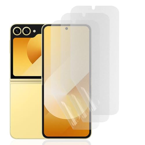 Hhfcryst Hydrogel Matt Displayschutzfolie für Samsung Galaxy Z Flip 6/Flip 5/Flip 4, 3 Stück Anti-Kratzer Entspiegelte TPU Schutzfolie, Anti-Fingerabdruck Hochempfindliche Hydrogel Folie Hhfcryst Hydrogel Matt Displayschutzfolie für Samsung Galaxy Z Flip 6/Flip 5/Flip 4, 3 Stück Anti-Kratzer Entspiegelte TPU Schutzfolie, Anti-Fingerabdruck Hochempfindliche Hydrogel Folie von Hhfcryst