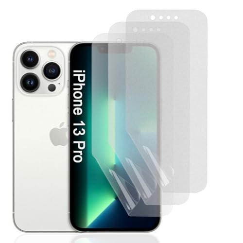 Hhfcryst Hydrogel Matt Displayschutzfolie für iPhone 13 Pro, 3 Stück Anti-Kratzer Entspiegelte TPU Schutzfolie, Anti-Fingerabdruck Hochempfindliche Hydrogel Folie Hhfcryst Hydrogel Matt Displayschutzfolie für iPhone 13 Pro, 3 Stück Anti-Kratzer Entspiegelte TPU Schutzfolie, Anti-Fingerabdruck Hochempfindliche Hydrogel Folie von Hhfcryst