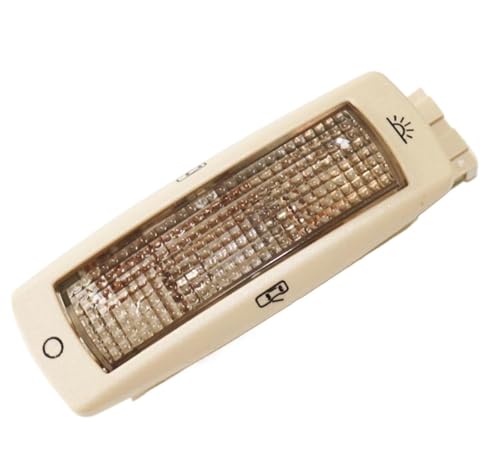Dach Lesen Licht Auto Oberen Fenster Zentrum Schiebedach Schalter Schlüssel Karte Dome Lampe Für VW Golf 1998-2006-3B0947291.,A-Beige von HhyY6LL