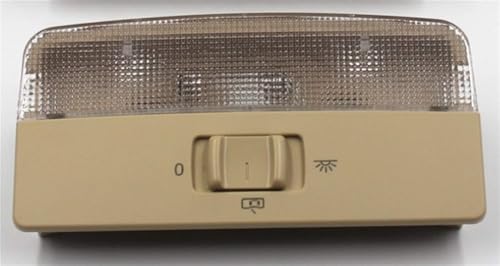 Dach Lesen Licht Auto Oberen Fenster Zentrum Schiebedach Schalter Schlüssel Karte Dome Lampe Für VW Polo 9N 6R T5 2002-2015.,A-Beige von HhyY6LL