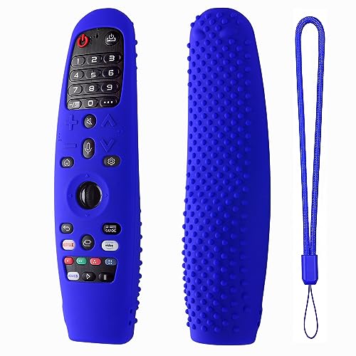 Fernbedienung für LG AN-MR600 LG AN-MR650 AN-MR20GA AN-MR19BA Fernbedienung, Silikon-Schutzhülle, stoßfest, rutschfest, für LG Smart TV-Fernbedienung, Blau Fernbedienung für LG AN-MR600 LG AN-MR650 AN-MR20GA AN-MR19BA Fernbedienung, Silikon-Schutzhülle, stoßfest, rutschfest, für LG Smart TV-Fernbedienung, Blau von Hi Color