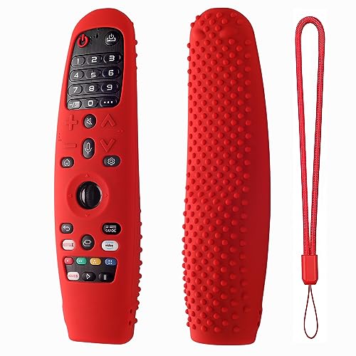 Fernbedienung für LG AN-MR600 LG AN-MR650 AN-MR20GA AN-MR19BA Fernbedienung, Silikon-Schutzhülle, stoßfest, rutschfest, für LG Smart TV-Fernbedienung, Rot Fernbedienung für LG AN-MR600 LG AN-MR650 AN-MR20GA AN-MR19BA Fernbedienung, Silikon-Schutzhülle, stoßfest, rutschfest, für LG Smart TV-Fernbedienung, Rot von Hi Color
