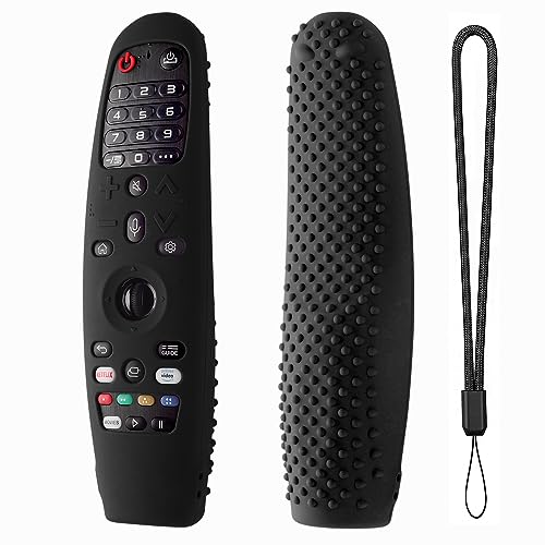 Hi Color Silikon-Schutzhülle für LG AN-MR600 LG AN-MR650 AN-MR20GA AN-MR19BA Fernbedienung, Silikon-Schutzhülle, stoßfest, rutschfest, für LG Smart TV-Fernbedienung, Schwarz Hi Color Silikon-Schutzhülle für LG AN-MR600 LG AN-MR650 AN-MR20GA AN-MR19BA Fernbedienung, Silikon-Schutzhülle, stoßfest, rutschfest, für LG Smart TV-Fernbedienung, Schwarz von Hi Color