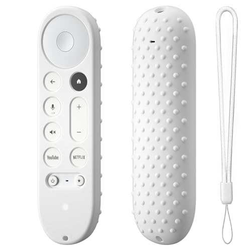 Silikon-Schutzhülle für Google TV-Streamer 4K-Fernbedienung 2024, Silikon-Schutzhülle für Google GY3LE, rutschfest, Weiß Silikon-Schutzhülle für Google TV-Streamer 4K-Fernbedienung 2024, Silikon-Schutzhülle für Google GY3LE, rutschfest, Weiß von Hi Color