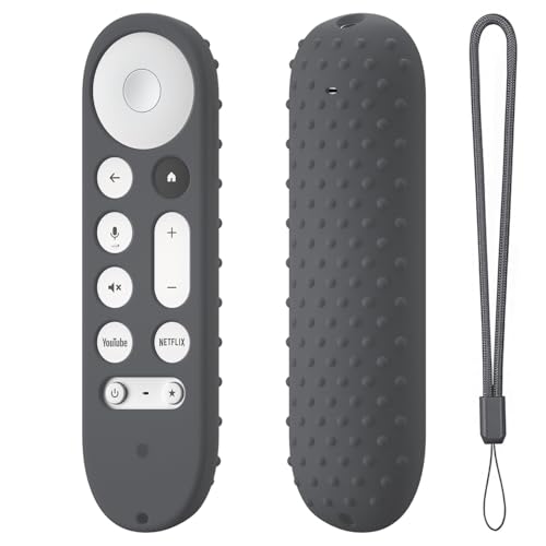Silikon-Schutzhülle für Google TV-Streamer 4K-Fernbedienung 2024, Silikon-Schutzhülle für Google GY3LE, rutschfeste Fernbedienung, Dunkelgrau Silikon-Schutzhülle für Google TV-Streamer 4K-Fernbedienung 2024, Silikon-Schutzhülle für Google GY3LE, rutschfeste Fernbedienung, Dunkelgrau von Hi Color