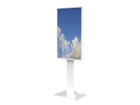 HI-ND FS0000-5001-01 Floo rstand 43 55 Universal W, Multimedia-Ständer, Weiß, Metall, 109,2 cm (43), 165,1 cm (65), 200 x 200,300 x 300,400 x 400 von Hi-ND