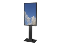 HI-ND FS0000-5001-02 Floo rstand 43 55 Universal B, Multimedia-Ständer, Schwarz, Metall, Universal, 50 kg, 124,5 cm (49) von Hi-ND
