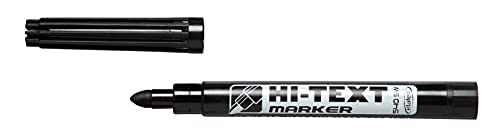 HI-TEXT 540SW MARKER Marker, große Spitze, 20 Stück, schwarz von Hi-Text