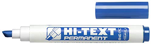 Hi-Text 640 Permanent Marker, rund, Schwarz, 12 Stück von Hi-Text