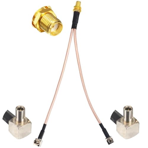HiAoey SMA Buchse zu Dual TS9 Anschlusskabel Dual TS9 Adapterkabel mit rechtwinkligem Stecker Kompatibel mit 4G LTE Mobile SMA Buchse zu TS9 Stecker V Typ Koaxialkabel HiAoey SMA Buchse zu Dual TS9 Anschlusskabel Dual TS9 Adapterkabel mit rechtwinkligem Stecker Kompatibel mit 4G LTE Mobile SMA Buchse zu TS9 Stecker V Typ Koaxialkabel von HiAoey